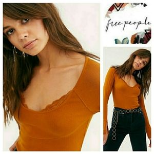🆕 Free People "Bit of Lace" Layering Top